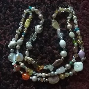 😍GORGEOUS!/ MULTIPLE GEMSTONES NECKLACE 😍